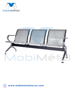 Banquette en inox 3 places