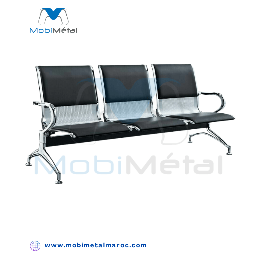 Banquette en inox 3 places Banquette en inox 3 places