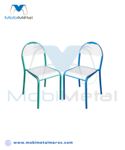 Chaise semi metallique Khalil Lamifié