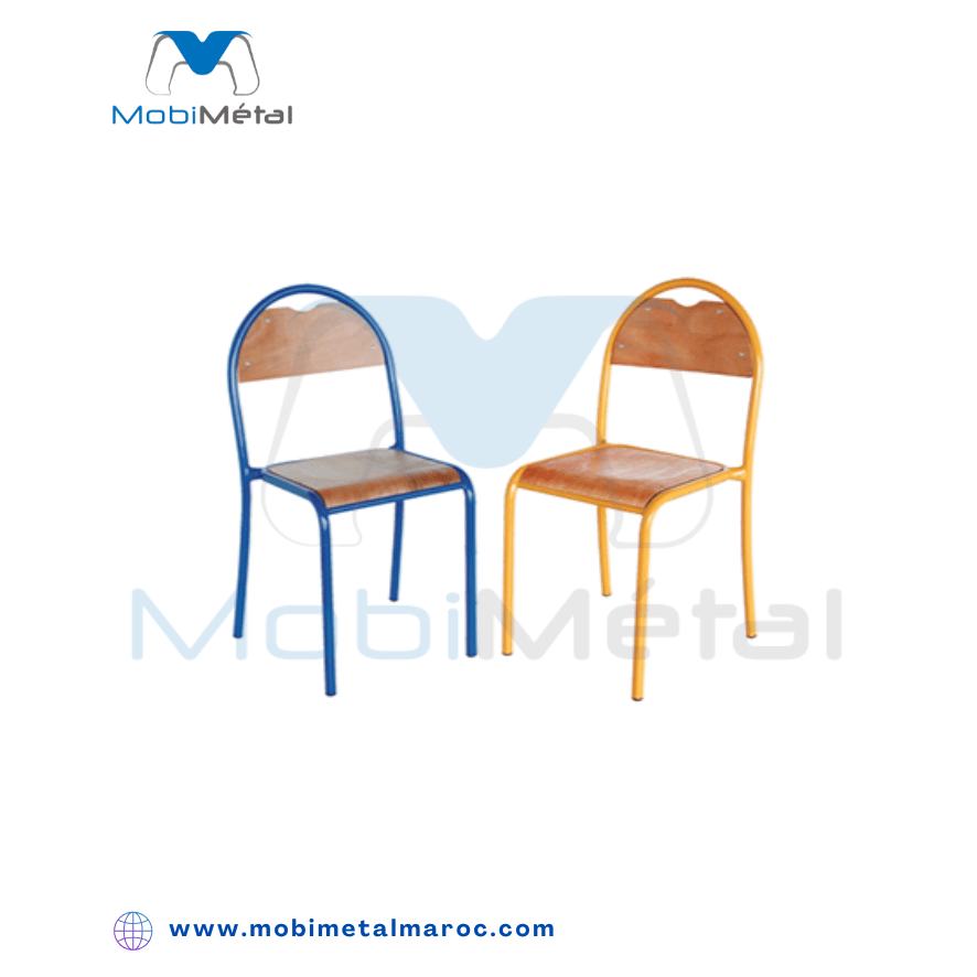 Chaise semi metallique Khalil Chaise semi metallique Khalil