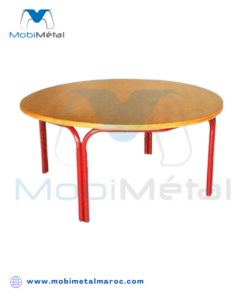 Table Ronde avec pied double