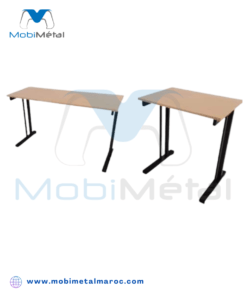Table Double en L sans casier