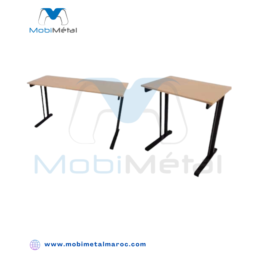 Table en L Table Double en L sans casier